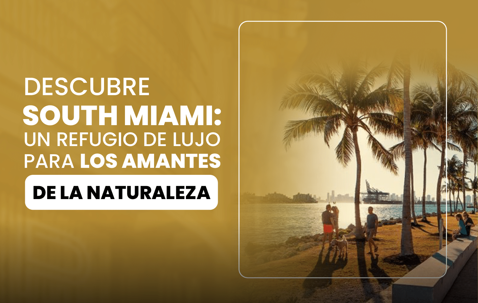 Descubre South Miami: un Refugio de lujo para los amantes de la naturaleza